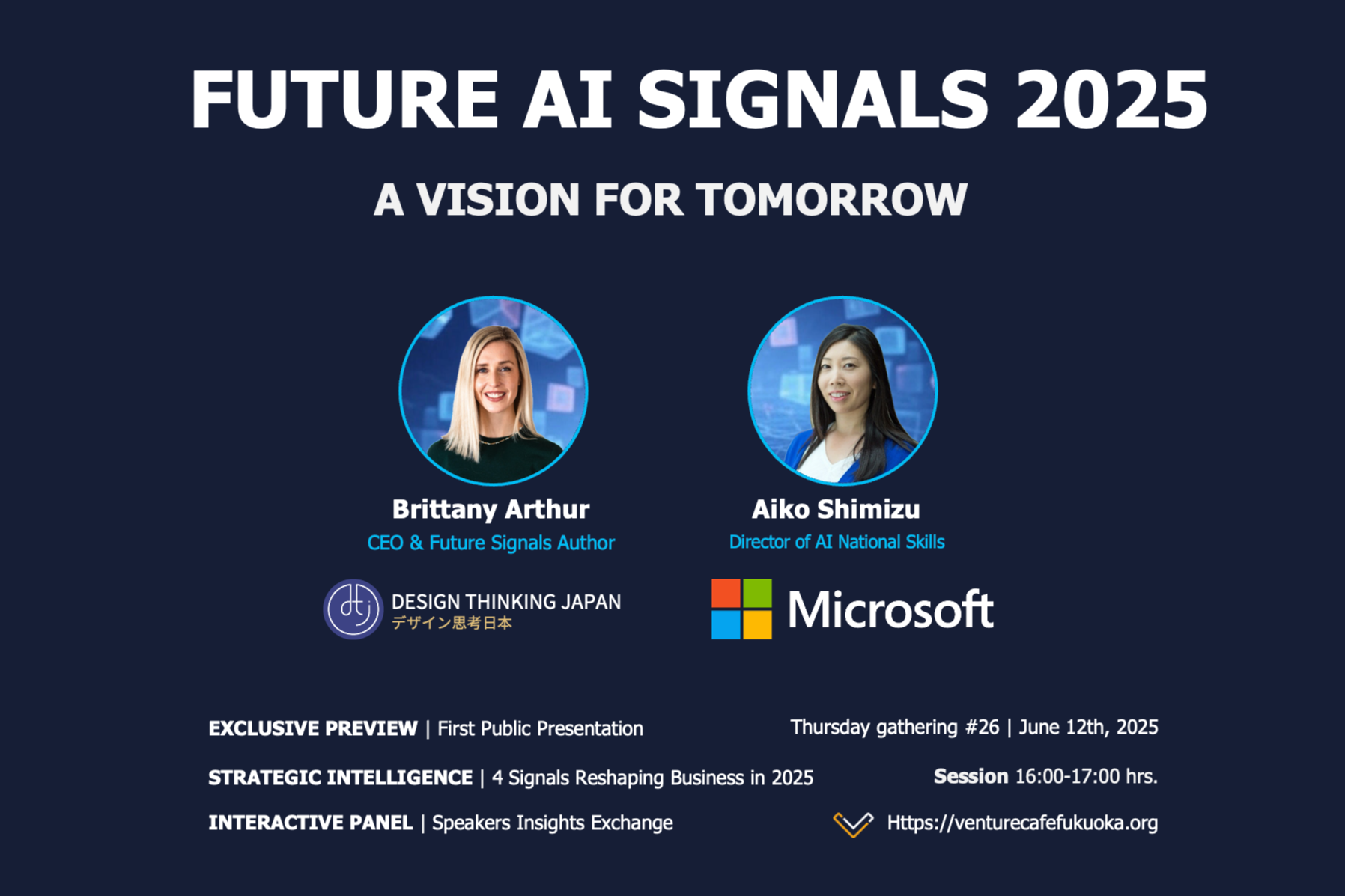 DTJ and Microsoft Deliver Strategic AI Insights at Fukuoka